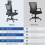 Black Office Chair Adjustable with Headrest 4