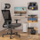 Black Office Chair Adjustable with Headrest 6