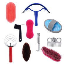 Horse Grooming Care Kit 10Pcs Horse Grooming Care Kit Equestrain Brush Curry Comb Horse Cleaning Tool Set
