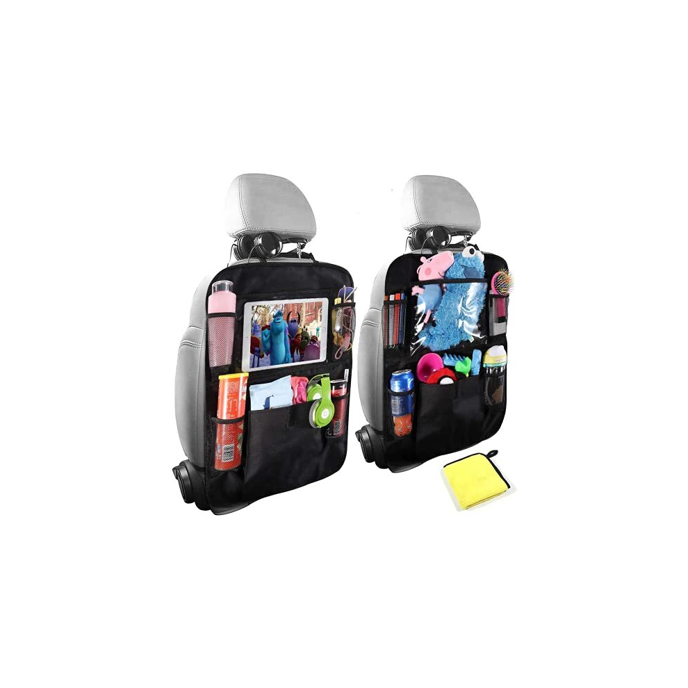 Car Organisers,Car Back Seat Organiser For Kids,Car Seatback Protector With 10Inch Tablet Holder,Backseat Kick Mats Cover With 6 Storage Pockets,Car 5015101375235