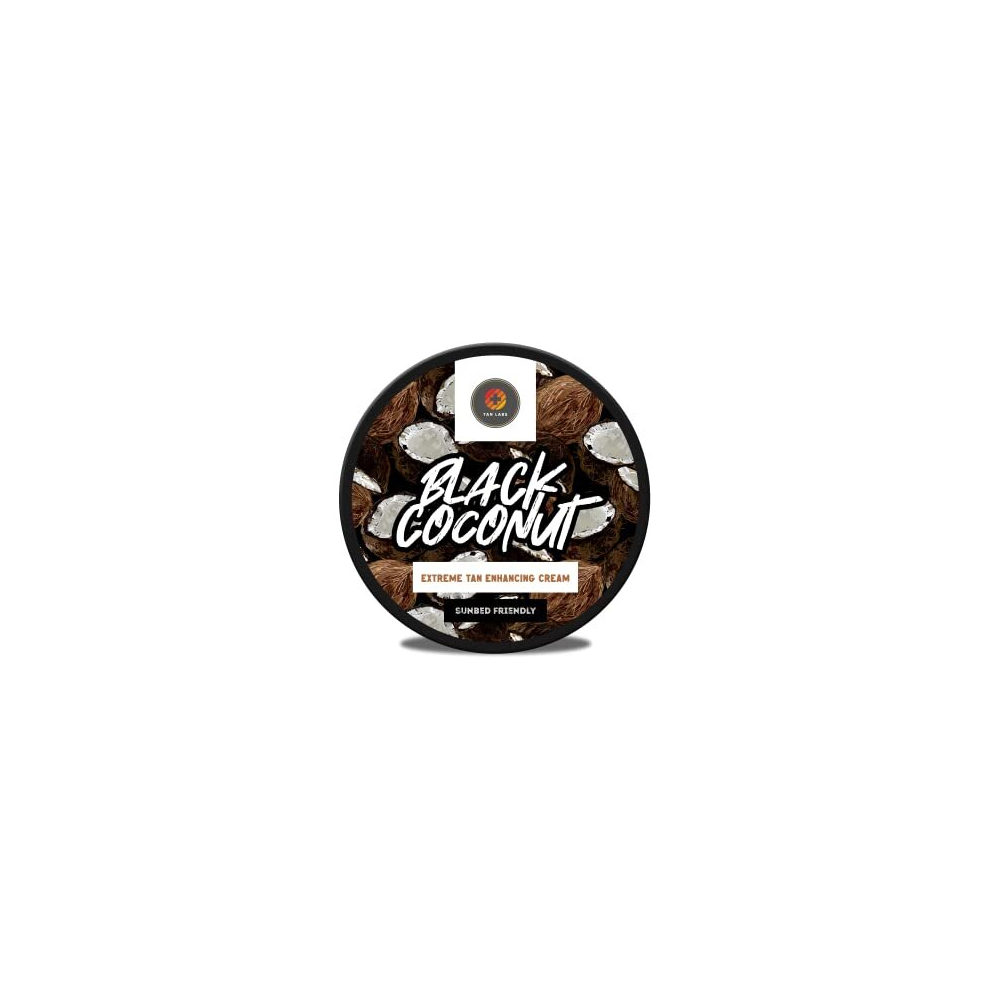 Tan Labs Black/Dark Tanlabs Â Coconut - Extreme Sunbed Tanning Accelerator Â Non Greasy Tan Enhancers & Accelerators Â Extra Tanning Lotion - 200G
