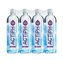 Alkaline Ionised Spring Water pH9+ Purified with Electrolytes Clean and Smooth Taste ACTIPH Water (1L x12)