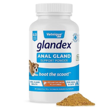 Dog & Cat Anal Gland Sac Fiber Supplement Powder With Pumpkin, Digestive Enzymes & Probiotics – Vet Recommended Healthy Bowels & Digestion - Boot