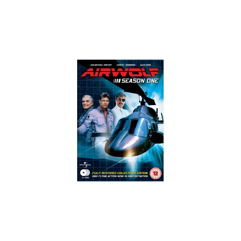 Airwolf: Series 1 DVD (2014) Jan-Michael Vincent Cert 12 3 Discs