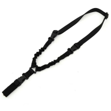 (Black) Tactical Airsoft Single Point Rifle Cord Sling