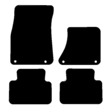 Porsche Macan 2014 onwards Black Tailored Car Mats Autostyle