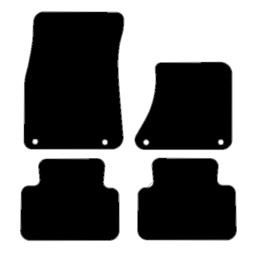 Porsche Macan 2014 onwards Black Tailored Car Mats Autostyle