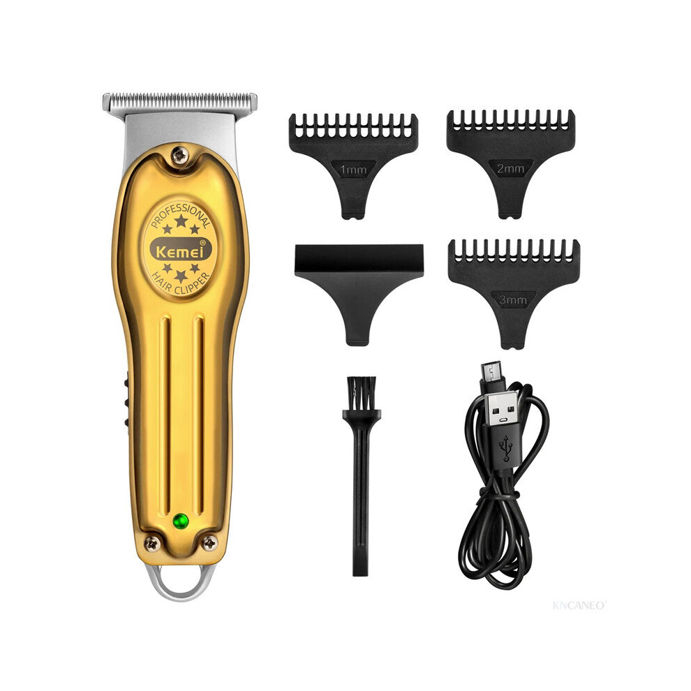 (KM-679) KEMEI Beard Trimmer for Men, Electric Razor, Hair Clippers for Mustache Hair Cutting, Ideal Shaver Gifts, USB Fast Charging