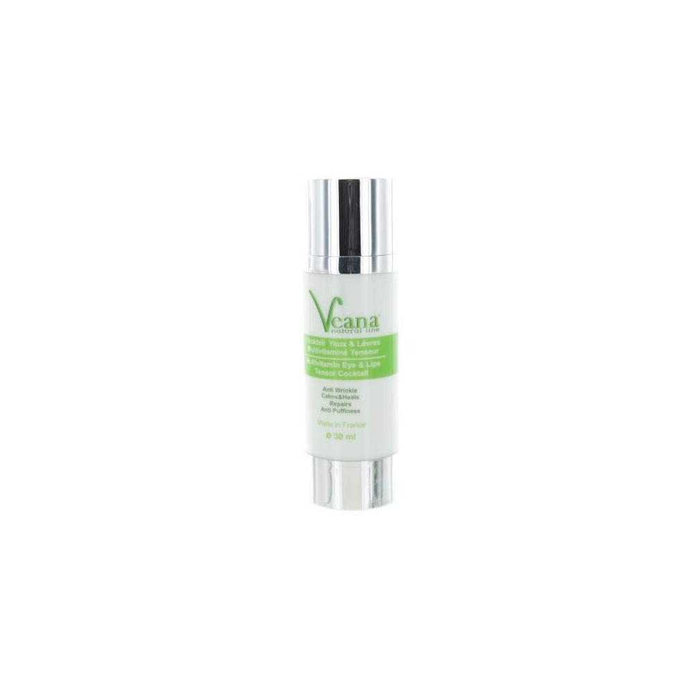 Veana Eye & Lip Tensor Cocktail (30 Ml) 2-In-1 Combination With Hyaluronic And Collagen Against Wrinkles And Wrinkles Around Eyes And Lips - Eight Active