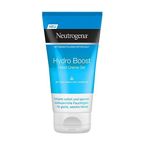 Neutrogena Hydro Boost Hand Cream Gel, Hyaluron Complex, Pack of 2 (2 x 75 ML)
