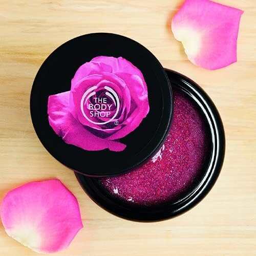 The Body Shop British Rose Body Scrub 50ml (Travel Size) 1