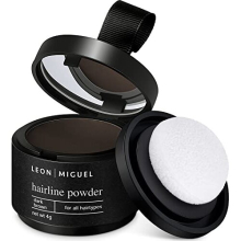 Hair Line Powder - concealer/counter powder - 4g hair thickening and hair filler with shadow make-up waterproof (DARK BROWN)