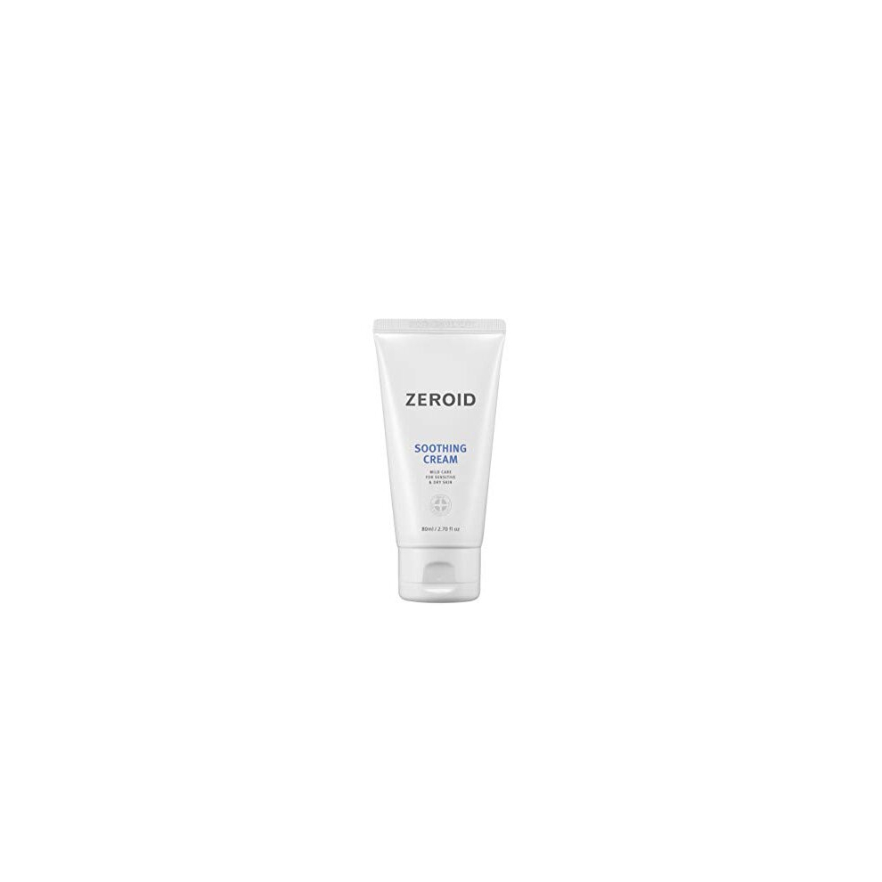 Zeroid Cream Soothing | Korean Dermocosmetic | Professional Care | K-Beauty | Soothing | Calming | 2.7 Fl Oz (80Ml)