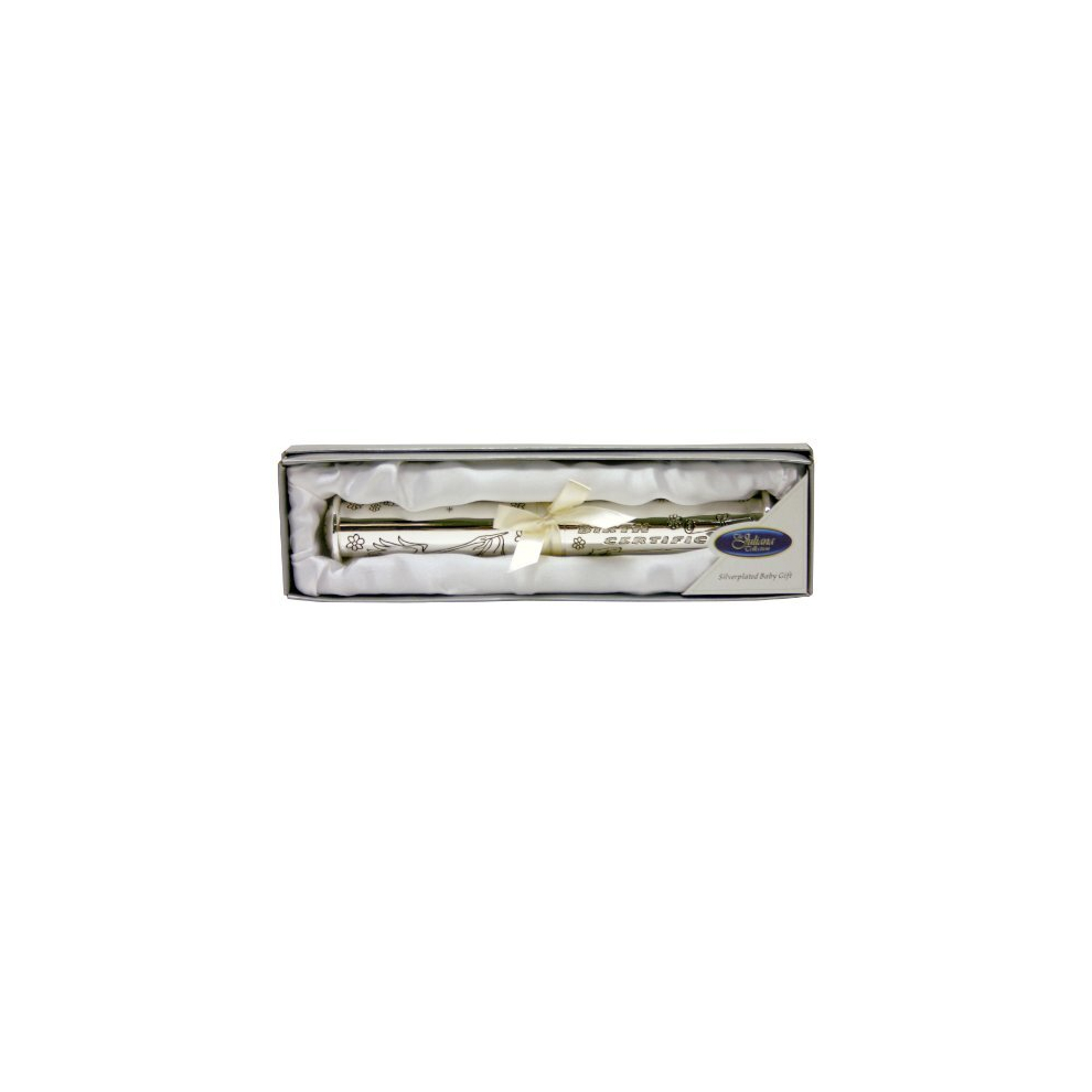 Silverplated Birth Certificate Holder Widdop