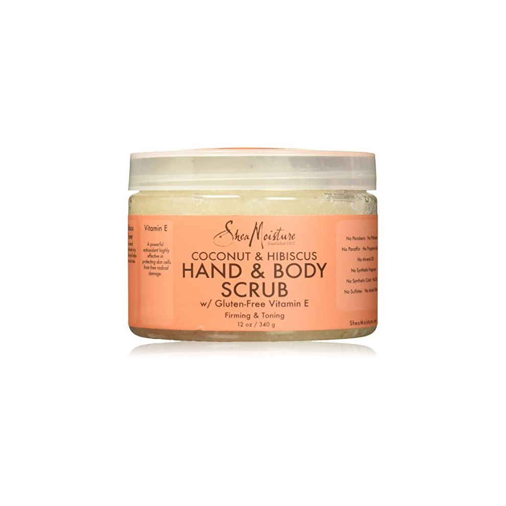Coconut & Hibiscus Hand & Body Scrub Firming & Toning By for Unisex - 12 oz Scrub