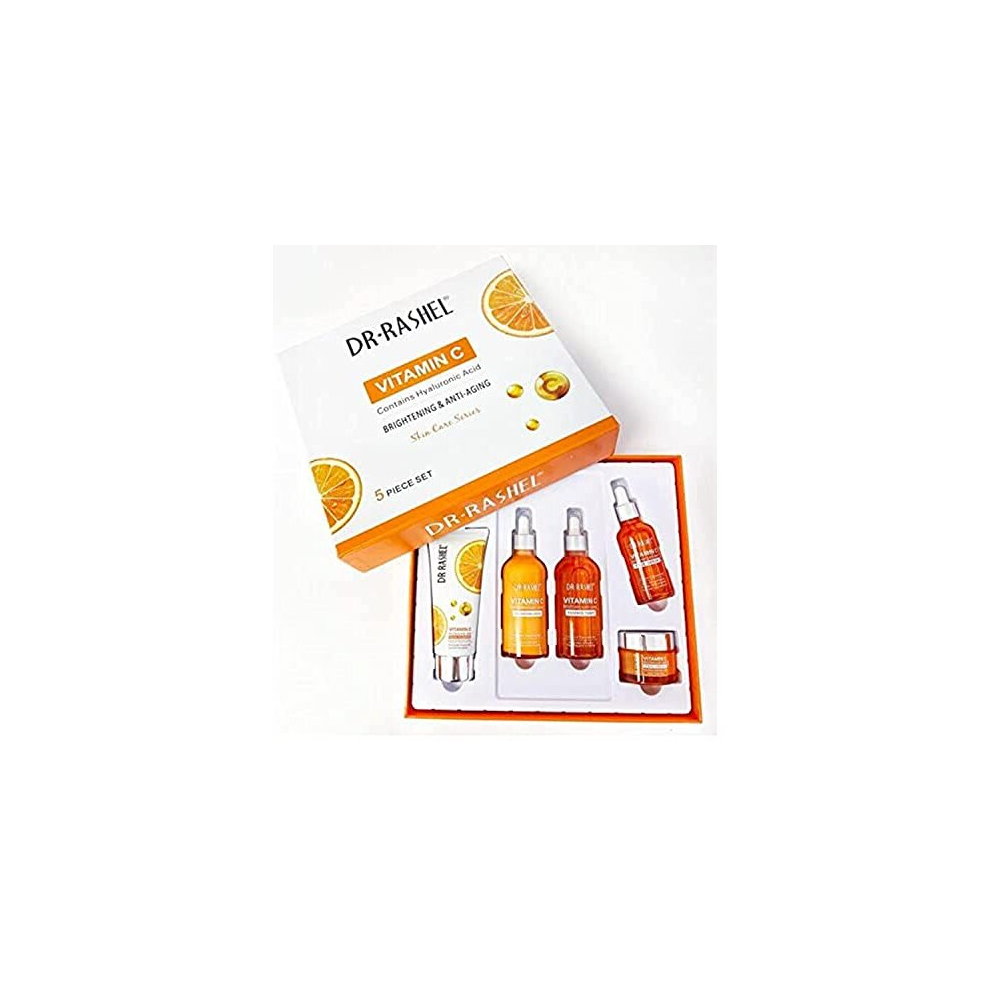 Vitamin C Brightening & Anti Aging Skin Care Series 5 Piece Set, Pack of 1