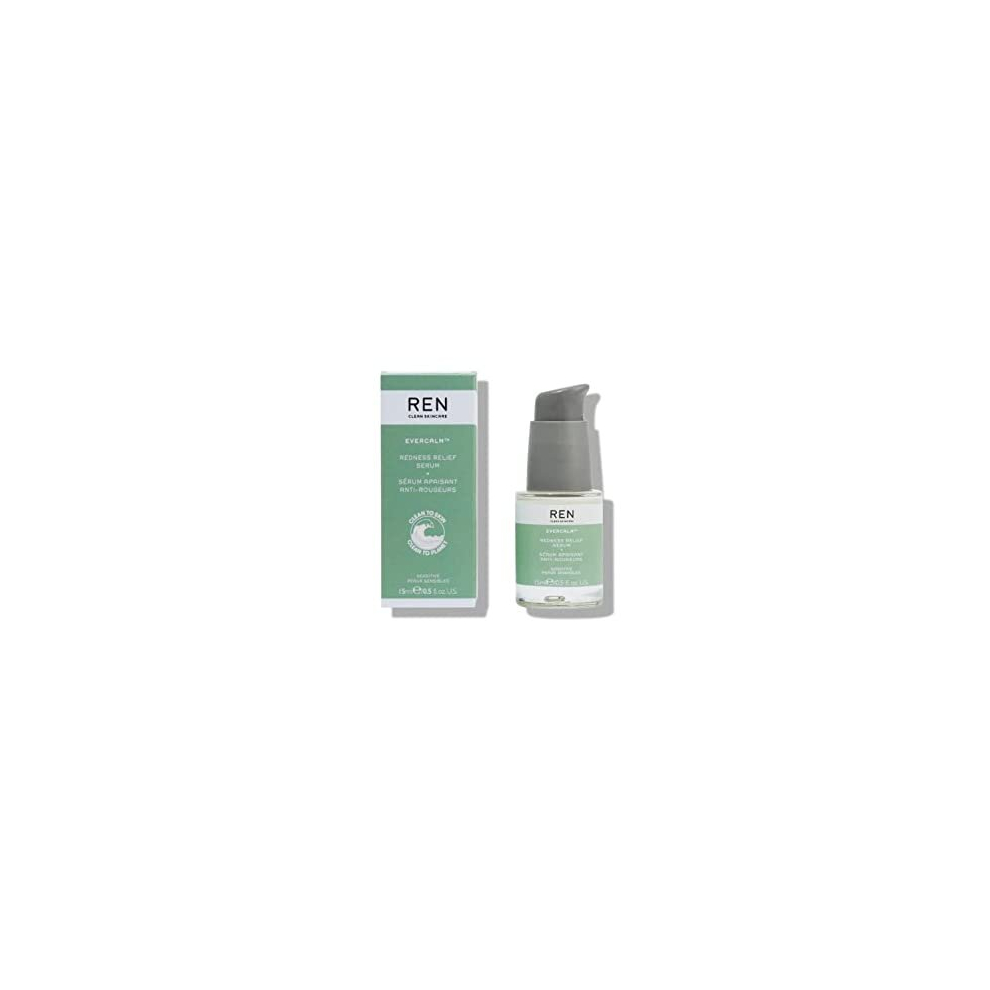 Ren White Evercalm Redness Relief Serum, Travel Size 15Ml