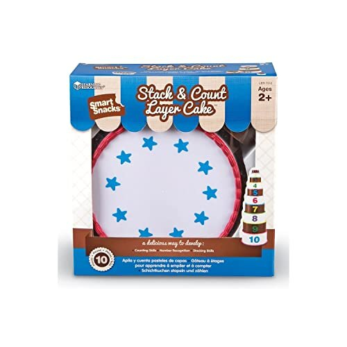 Learning Resources Smart Snacks Stack & Count Layer Cake- Numbers & Counting 2