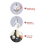 Skip Hop Stroll and Go Portable Baby Soother, Owl 3