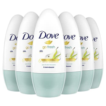 Go Fresh Pear & Aloe Vera Anti-perspirant Deodorant Roll On Pack of 6 (50ml x6)
