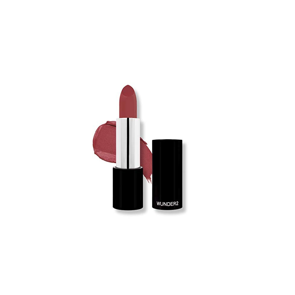 WUNDERBROW Must-Have-Matte Lipstick, Burgundy, Cruelty-Free