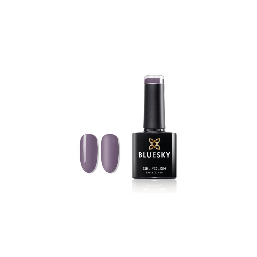 Gel Nail Polish, Move Over Mauve BSH101, Dark Purple, Long Lasting, Chip Resistant, 10 ml (Requires Drying Under UV LED Lamp)