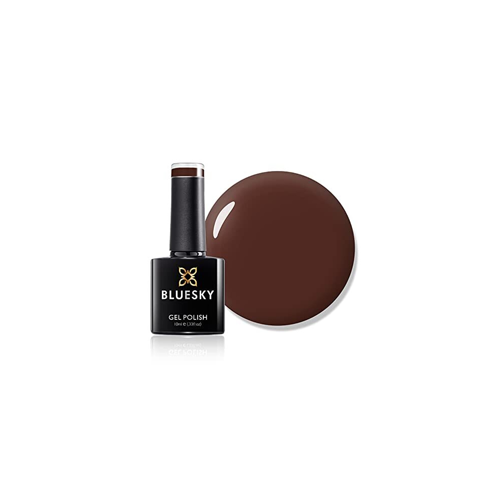 Gel Nail Polish, Burnt Romance 80561, Chocolate, Dark Brown, Long Lasting, Chip Resistant, 10 ml (Requires Drying Under UV LED Lamp)