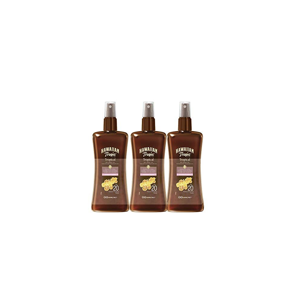 Protective Dry Spray Oil Coconut & Guava SPF20, 3units, 200ml