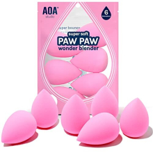 Collection Makeup Sponge Set Makeup Blender Latex Free and High-definition Set of 6 Makeup Blender For Powder Cream and Liquid, Super Soft Wonder