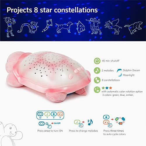 Cloud b - Twinkling Twilight Turtle, Pink (CB7323-T2P) 2