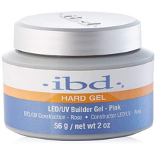 Hard Led/UV Builder Gel, Pink, 2 oz