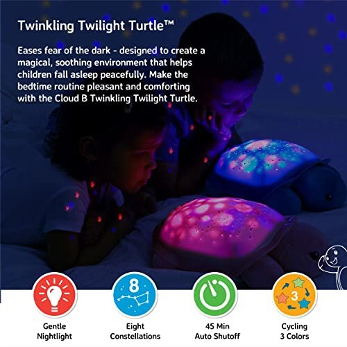 Cloud b - Twinkling Twilight Turtle, Pink (CB7323-T2P) 1