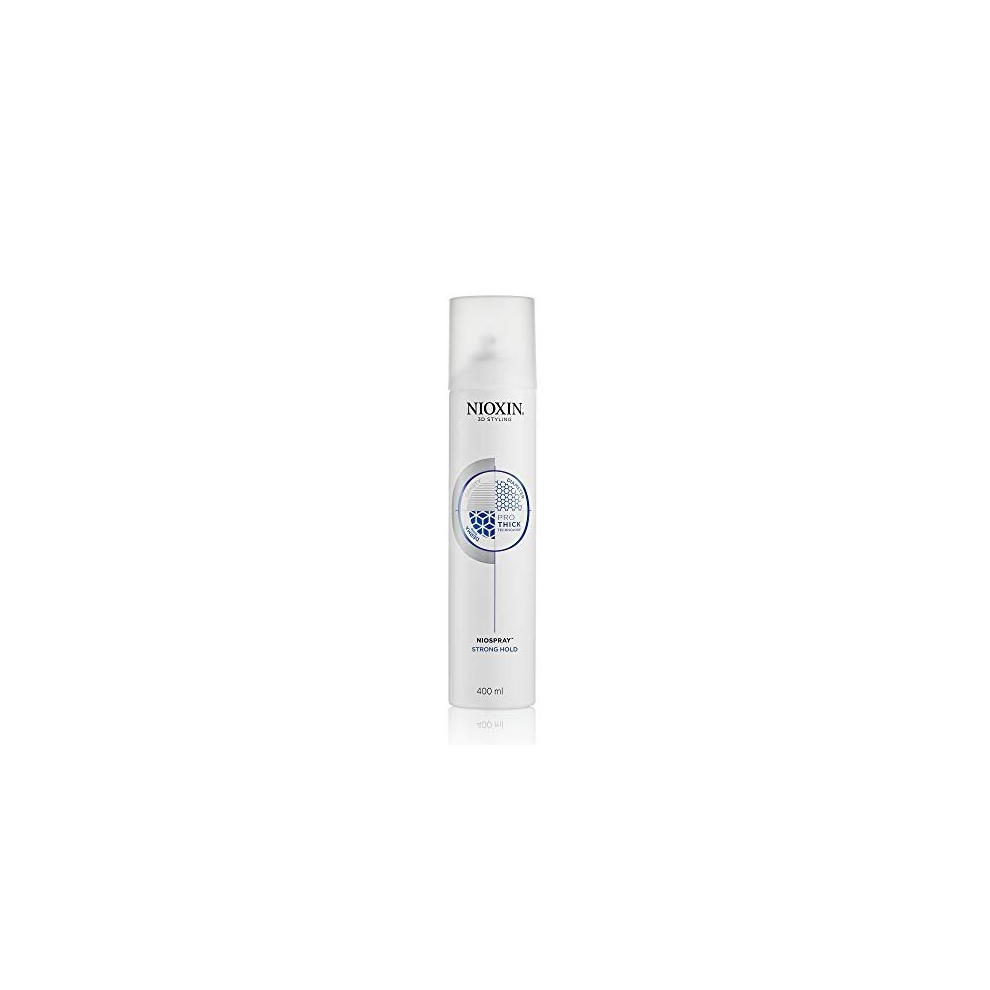3D Styling Niospray Strong Hold Hairspray for Medium to Coarse Hair, Manageable Body and Hold and Easy Brush Out, 400ml
