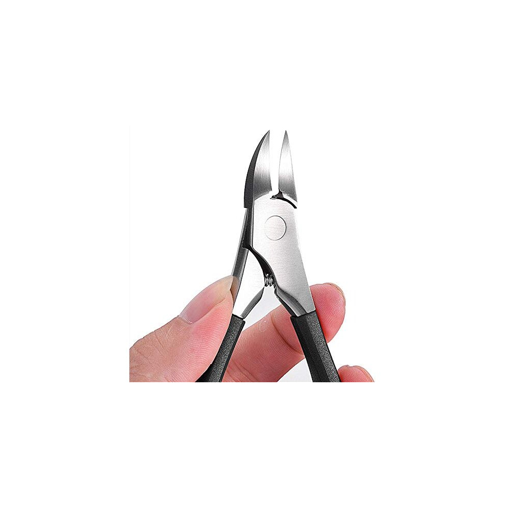 Yeesam Toenail Clippers For Thick Or Ingrown Toenails - Precision Eagle Mouth Long Handle Toe Nail Clippers Scissors For Seniors Professional Trimmer,