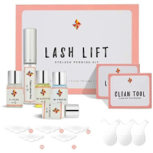 Eyelash Perming Kit, Eyelash Lifting Kit Salon System Eye Lash Lift Kit Long Lasting Eyelash Perm Kit Up to 3 Months, Eyelash Treatment for Curling