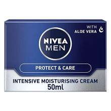 MEN Intensive Moisturising Face Cream Protect & Care Pack of 3 (3 x 50 ml), Face Moisturiser for Dry Skin, Moisturiser for Men with Aloe Vera &