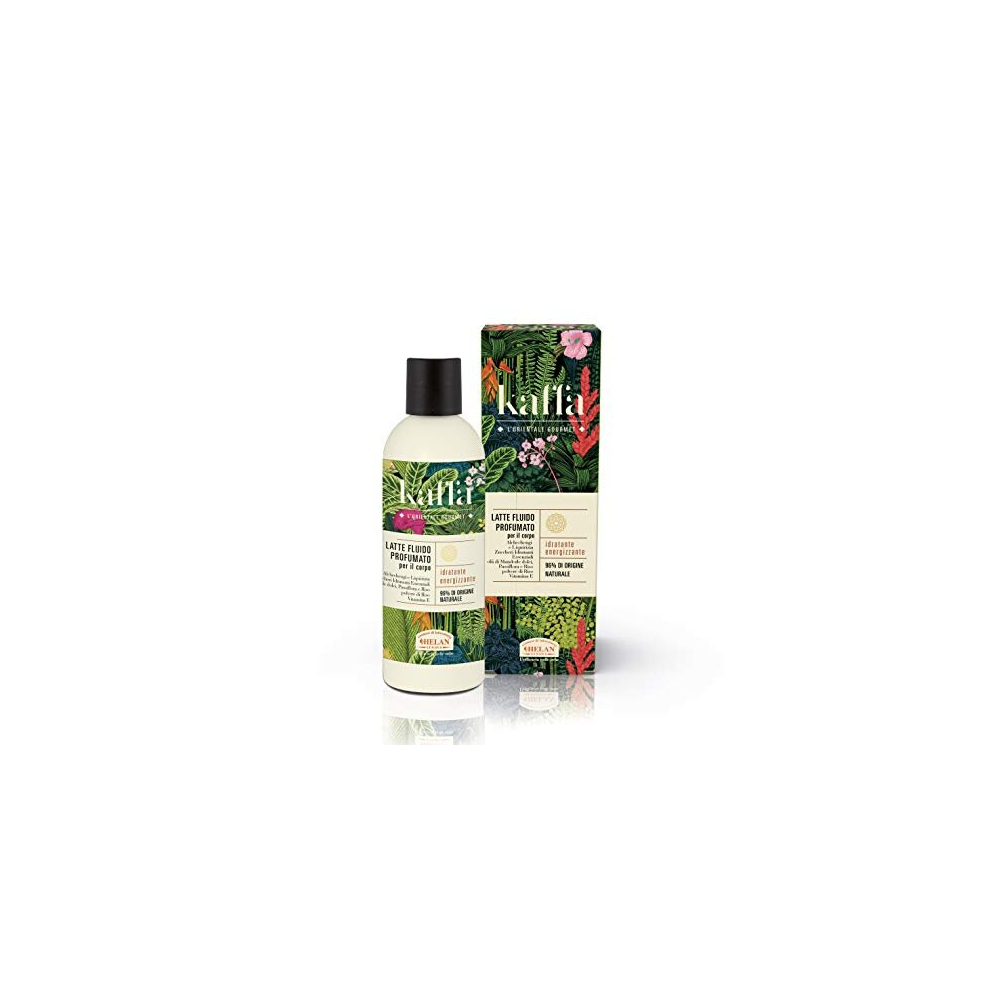 Helan Cream Kaffa - Body Lotion With Almond Oil And Liquorice, 96% Natural Origin, Antioxidant Moisturising With Vitamin E Silicones Free, Body