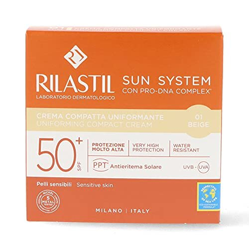 Rilastil Sun System Uniform Compact Cream Spf50+ Shade 01 Beige 10g 1