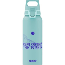 - Aluminium Water Bottle - WMB Pathfinder Glacier - Climate Neutral Certified - Suitable For Carbonated Beverages - Leakproof - Lightweight - BPA Free