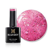 Gel Nail Polish, Daddy'S Girl Blz46, Bright, Chunky Glitter, Red, Rose, Long Lasting, Chip Resistant, 10 ml (Requires Drying Under UV LED Lamp)