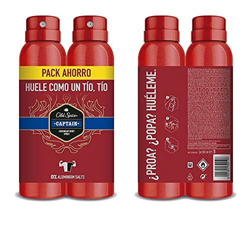 Old Spice Captain Deodorant Spray 150ml Set 2 Pieces 2019305810