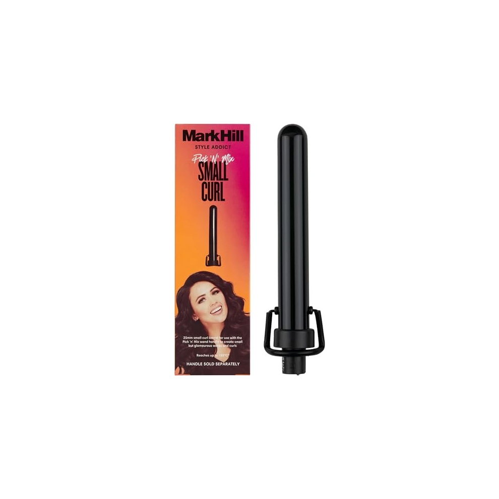 Mark Hill Black Pick 'N' Mix Interchangeable Curling Wand - Small Curl Barrel - 24 Mm - (Handle Sold Separately)