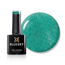 Gel Nail Polish, Seabed Pch40, Blue, Glitter, Light,Teal 10 ml (Requires Curing Under UV LED Lamp)