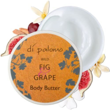 Vegan Wild Fig & Grape Body Butter 200ml. Body Moisturiser & Body Lotion. Shea Butter Body Butter with Skin Care. Vegan Body Butter for Women & Body