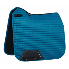 Dressage Suede Square Saddle Pad - Saddle Pads for Horses - Equestrian Riding Equipment and Accessories (Marine - Small/Medium)