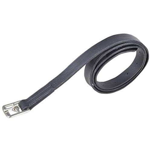 Shetty Stirrup Straps, 56639100, 80 cm, Pack of 2, M, Black