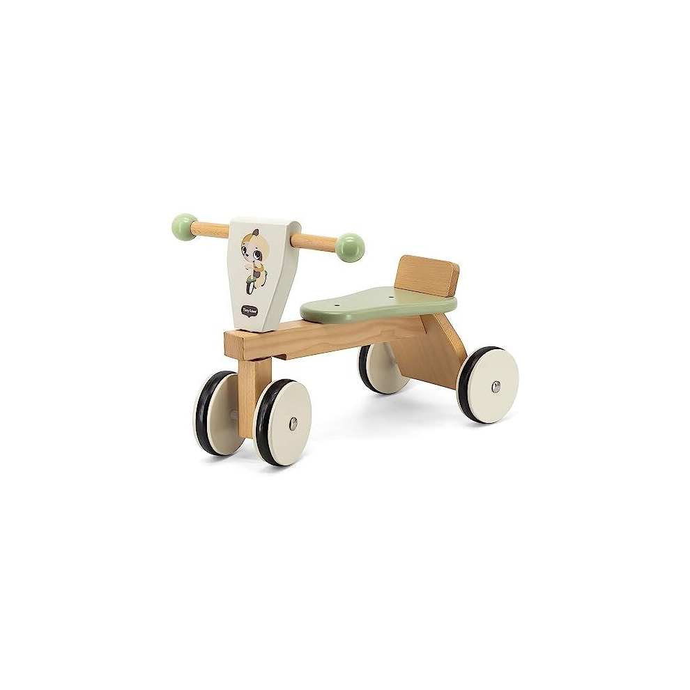 Wooden Baby Trike, Ride On Trike, Baby Balance Bike, Rubber Coated Wheels, Supports Motor Skills, Cognitive Development, Comfortable Natural Design,