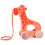 E0906 Giraffe - Push and Pull Along Wooden Toy - For 12 Months + 1