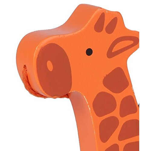 E0906 Giraffe - Push and Pull Along Wooden Toy - For 12 Months + 1