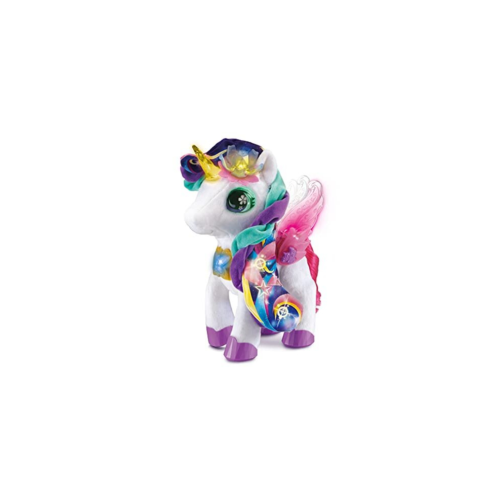 Myla the Blush and Bloom Unicorn Toy, Soft Toy for Kids with Interactive Accessories, Musical Toy with Sounds and Sing-Along Songs, Sensory Toy for